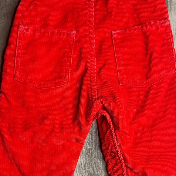 Vintage Made in the USA OshKosh B'gosh Bright Red Kids Overalls - Picture 9 of 9